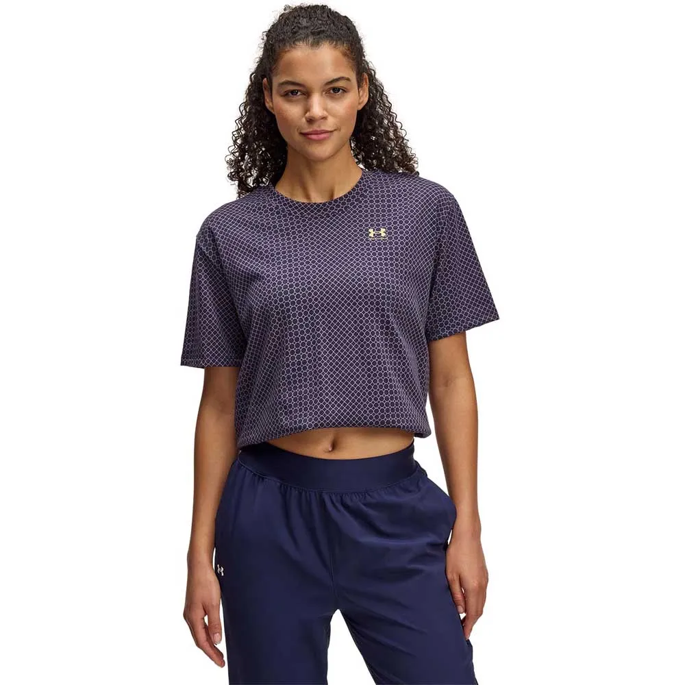 Футболка с коротким рукавом Under Armour HeavyWeight Holiday, фиолетовый 
Футболка с коротким рукавом Under Armour HeavyWeight Holiday, фиолетовый