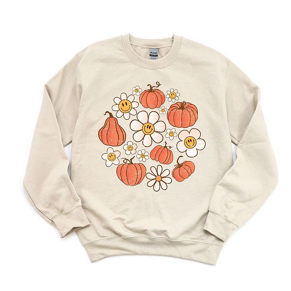 Свитшот с цветами тыквы Circle Simply Sage Market
Свитшот с цветами тыквы Circle Simply Sage Market
