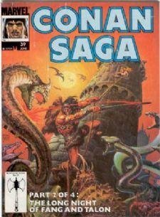 Conan Saga No. 39 : June 1990 (Marvel Comics)
Conan Saga No. 39 : June 1990 (Marvel Comics)