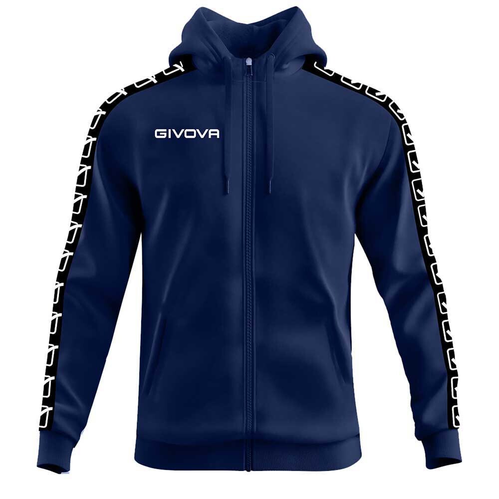 Толстовка Givova Band Full Zip, синий
Толстовка Givova Band Full Zip, синий