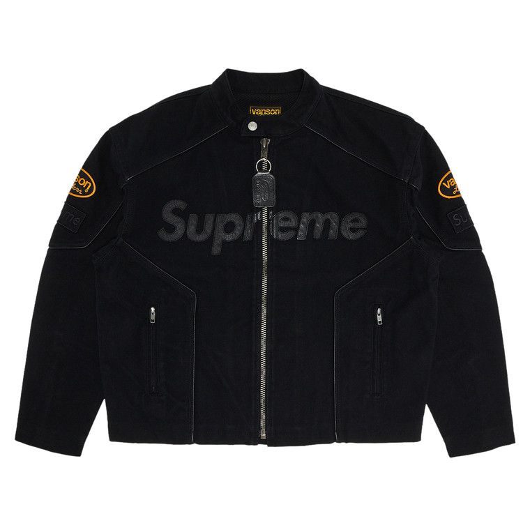 Куртка Supreme x Vanson Leathers x Cordura Cotton Jacket, Black
Куртка Supreme x Vanson Leathers x Cordura Cotton Jacket, Black