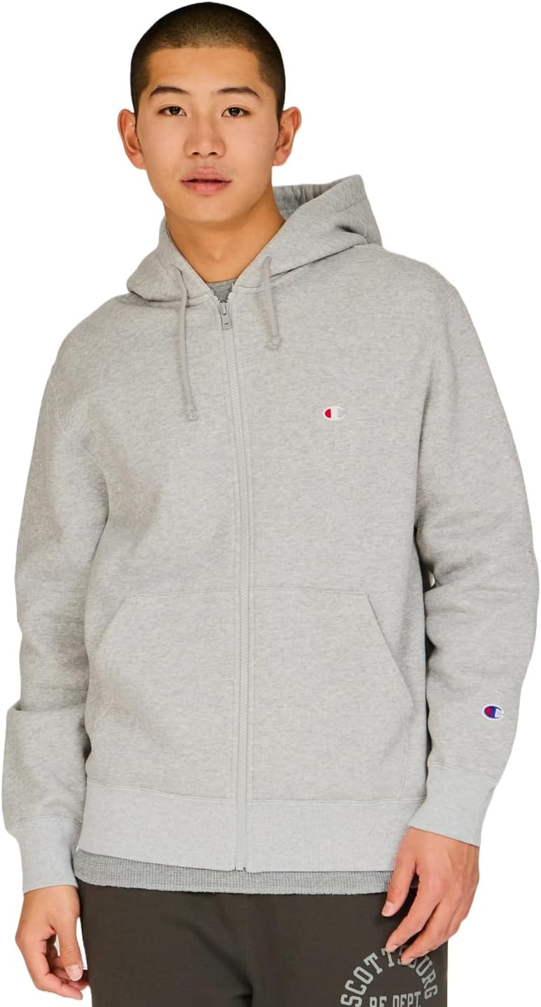 Мужская толстовка Champion C3-W106Z с длинными рукавами, вышитым логотипом и застежкой-молнией, серый
Мужская толстовка Champion C3-W106Z с длинными рукавами, вышитым логотипом и застежкой-молнией, серый