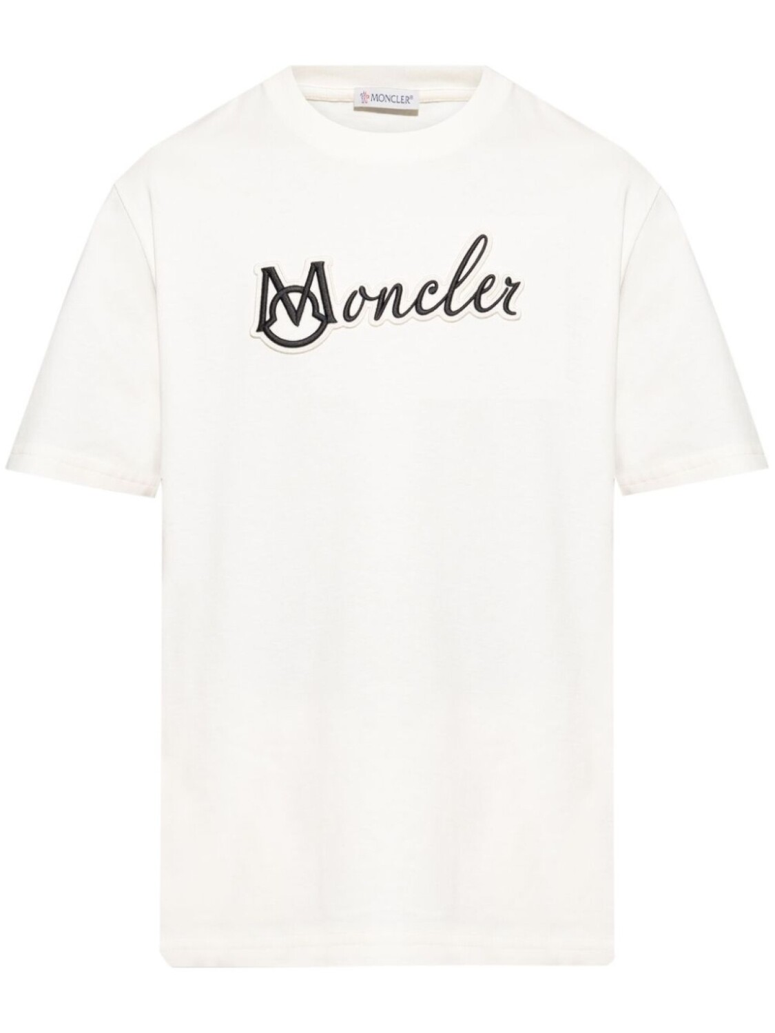 Футболка из хлопка с вышитым логотипом Moncler, белый
Футболка из хлопка с вышитым логотипом Moncler, белый