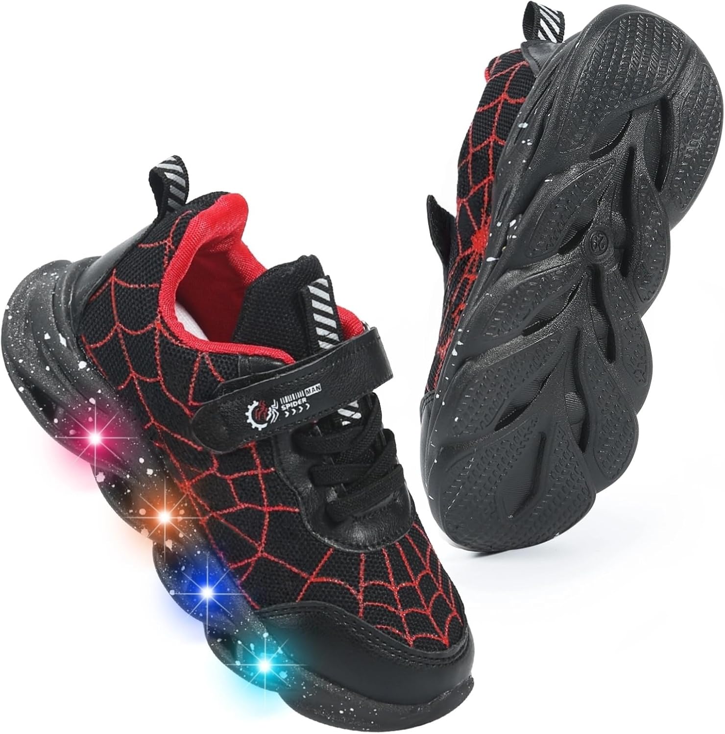 Кроссовки с мультяшной светодиодной подсветкой для занятий спортом на открытом воздухе и бега, с дышащим дизайном Kosriar, черный
Кроссовки с мультяшной светодиодной подсветкой для занятий спортом на открытом воздухе и бега, с дышащим дизайном Kosriar, черный