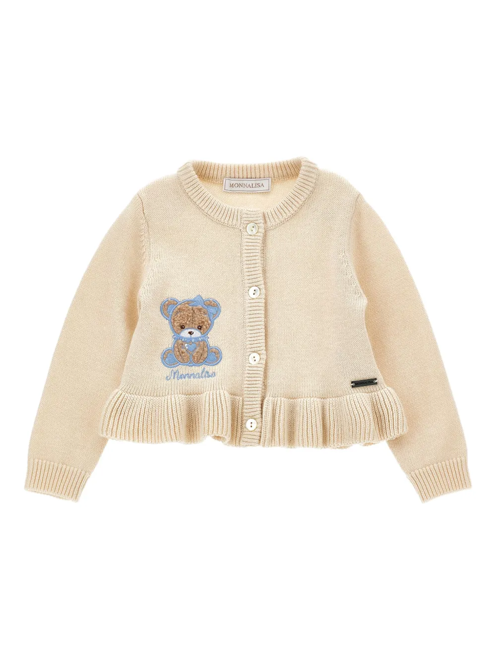 Кардиган с вышивкой Monnalisa, нейтральный
Кардиган с вышивкой Monnalisa, нейтральный