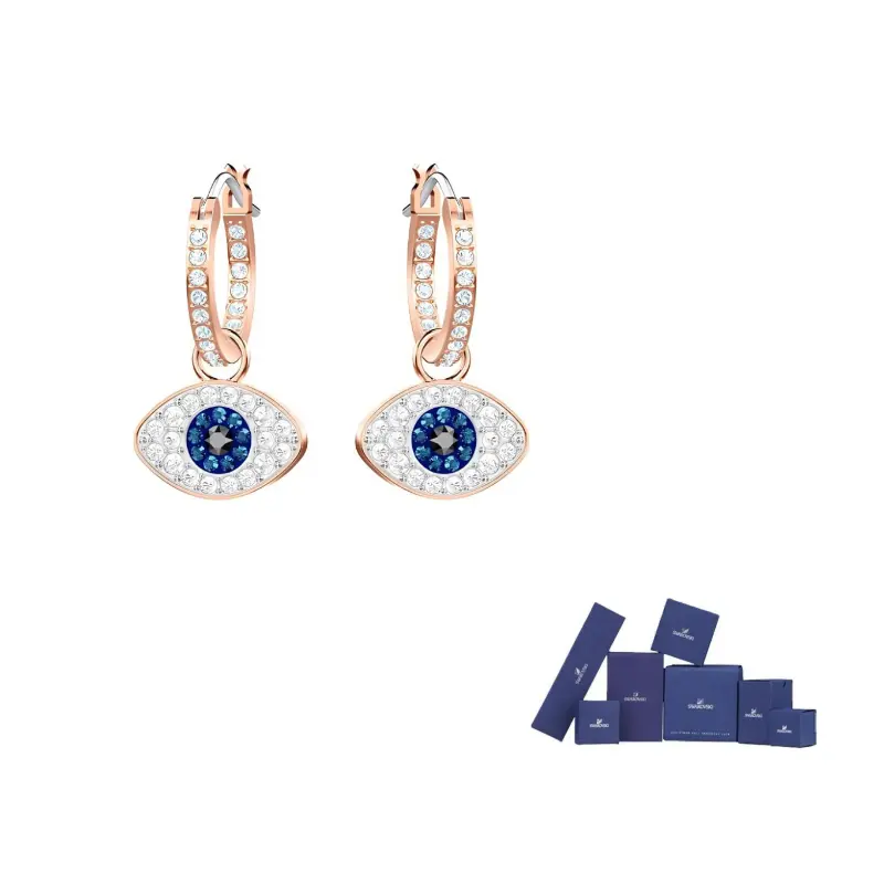 Серьги-пусеты с подвеской Evil Eye Swarovski
Серьги-пусеты с подвеской Evil Eye Swarovski