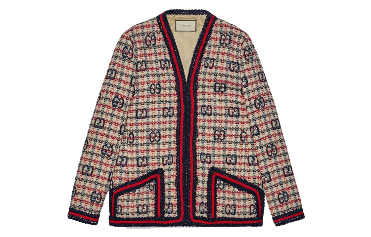 Кардиган женский Gucci, синий / белый / красный
Кардиган женский Gucci, синий / белый / красный