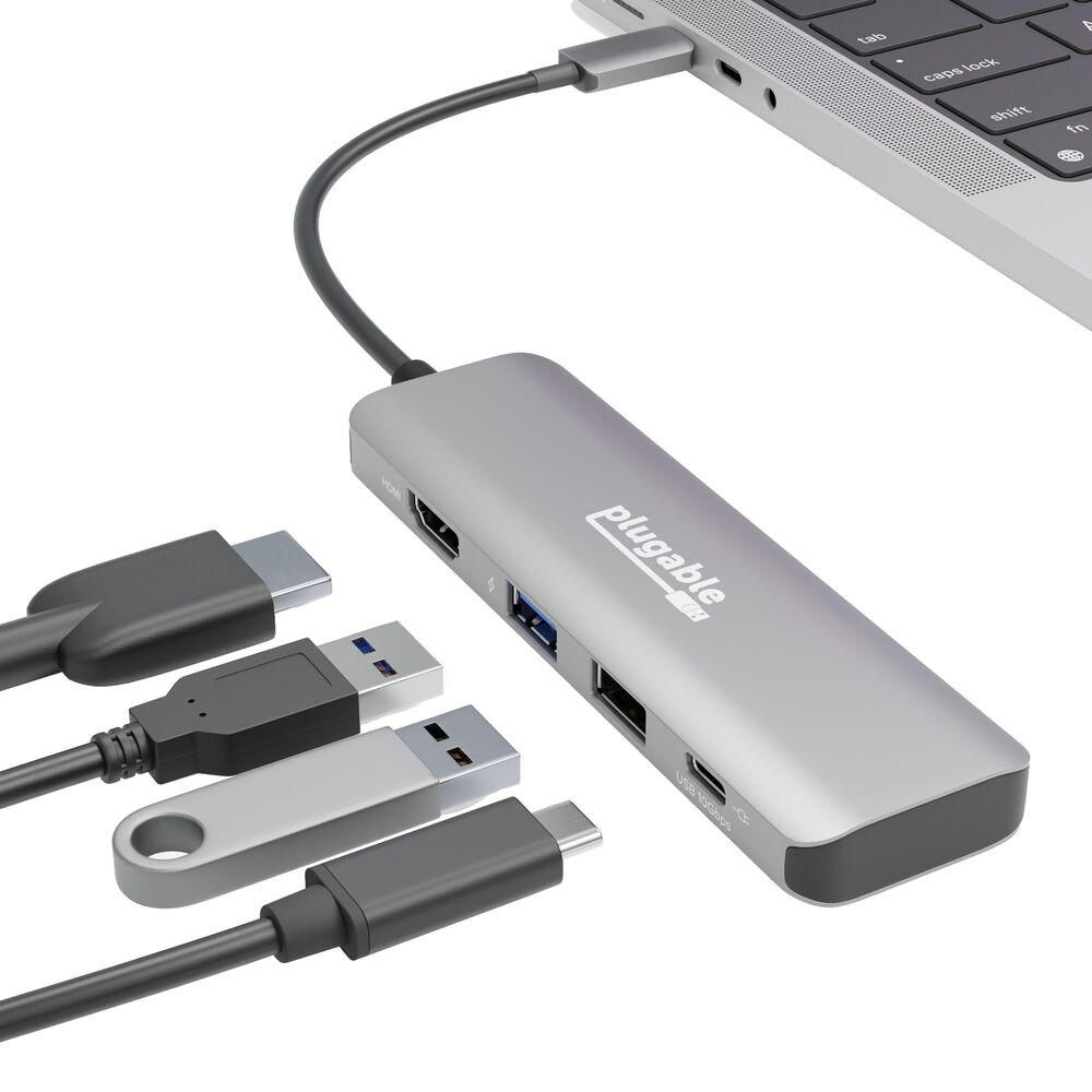 Док-станция Plugable 4-in-1 100W USB-C Hub (Silver) USBC-4IN1
Док-станция Plugable 4-in-1 100W USB-C Hub (Silver) USBC-4IN1