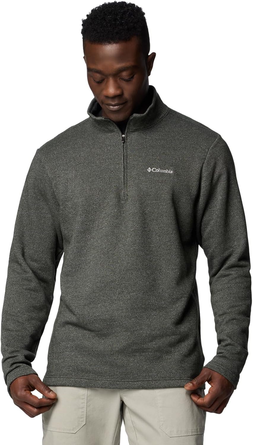 Columbia Men's Great Hart Mountain III Half Zip, Greenscape Heather
Columbia Men's Great Hart Mountain III Half Zip, Greenscape Heather