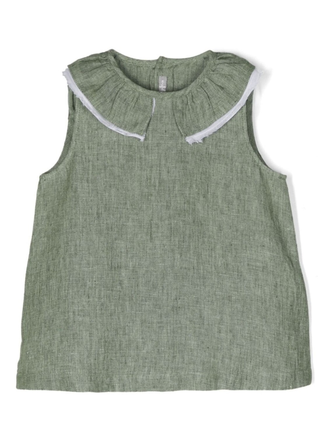 Il Gufo льняное платье мини с оборками, зеленый
Il Gufo льняное платье мини с оборками, зеленый