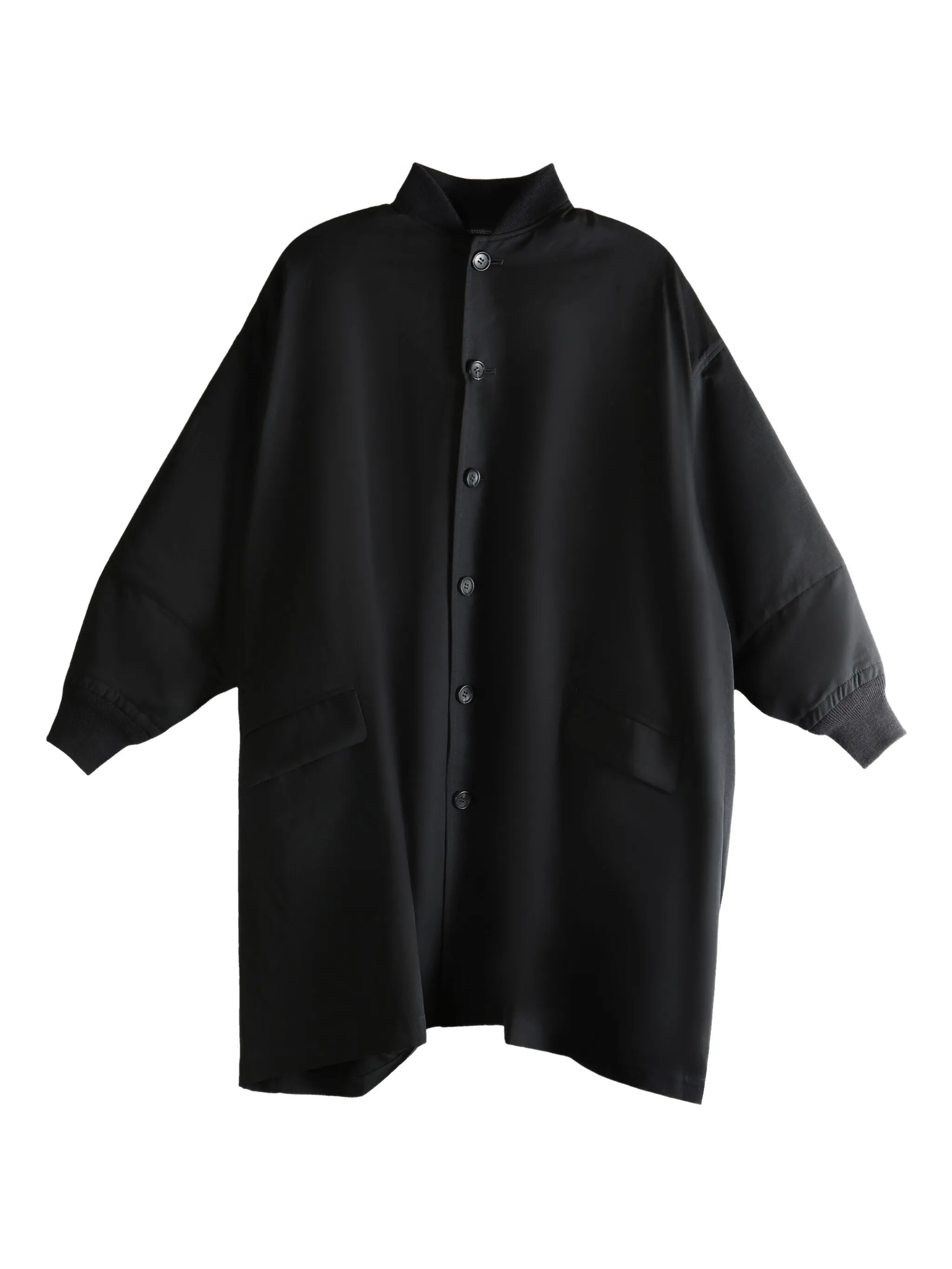 Пальто на пуговицах Yohji Yamamoto, черный
Пальто на пуговицах Yohji Yamamoto, черный