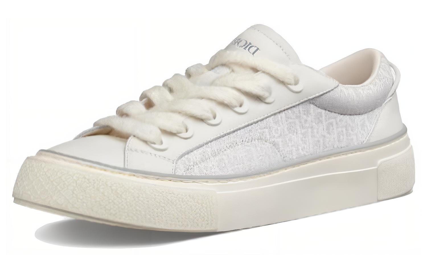 Б33 Кроссовки белые гладкая телячья кожа диагональное жаккард DIOR
Б33 Кроссовки белые гладкая телячья кожа диагональное жаккард DIOR