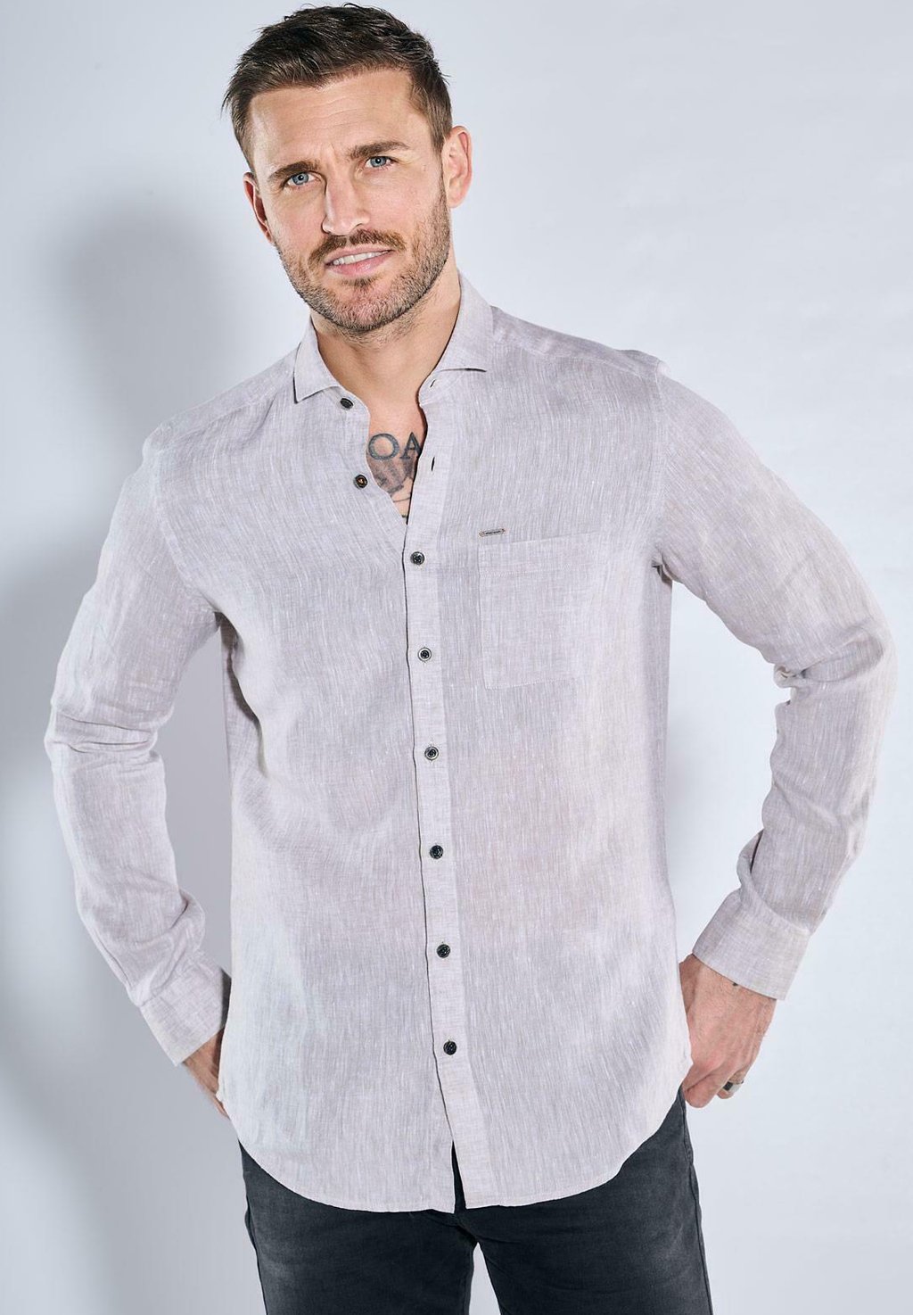 Рубашка Emilio Adani, песочный 
Рубашка Emilio Adani, песочный