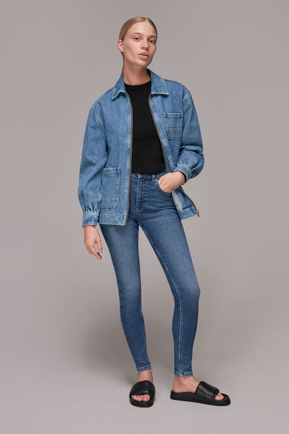 Формируем джинсы скинни Whistles
Формируем джинсы скинни Whistles