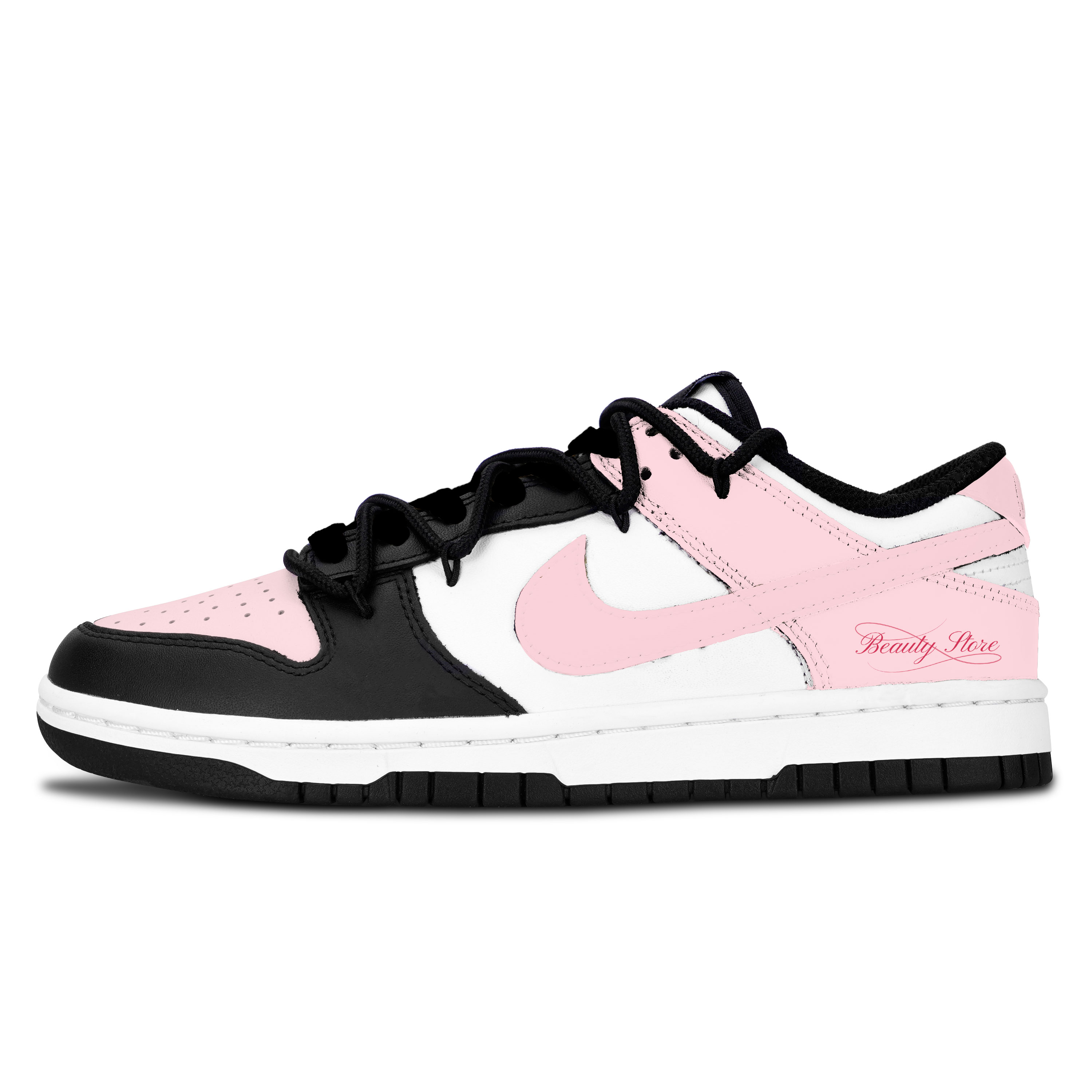 Nike Dunk Rose Pink Soft Leather Slip Resistant Lightweight Cushioning Low top Kids' Skateboarding Shoes Pink Unisex
Nike Dunk Rose Pink Soft Leather Slip Resistant Lightweight Cushioning Low top Kids' Skateboarding Shoes Pink Unisex