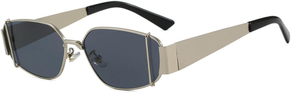 Женские металлические солнцезащитные очки для женщин и мужчин, винтажные солнцезащитные очки в стиле панк, популярный тренд, очки для активного отдыха, защита от УФ-излучения UV400 SZVVBKK, Silver Black
Женские металлические солнцезащитные очки для женщин и мужчин, винтажные солнцезащитные очки в стиле панк, популярный тренд, очки для активного отдыха, защита от УФ-излучения UV400 SZVVBKK, Silver Black