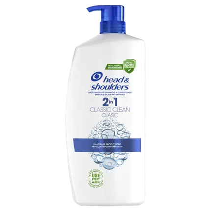 Классический шампунь 2 в 1 - 780 мл Head & Shoulders
Классический шампунь 2 в 1 - 780 мл Head & Shoulders