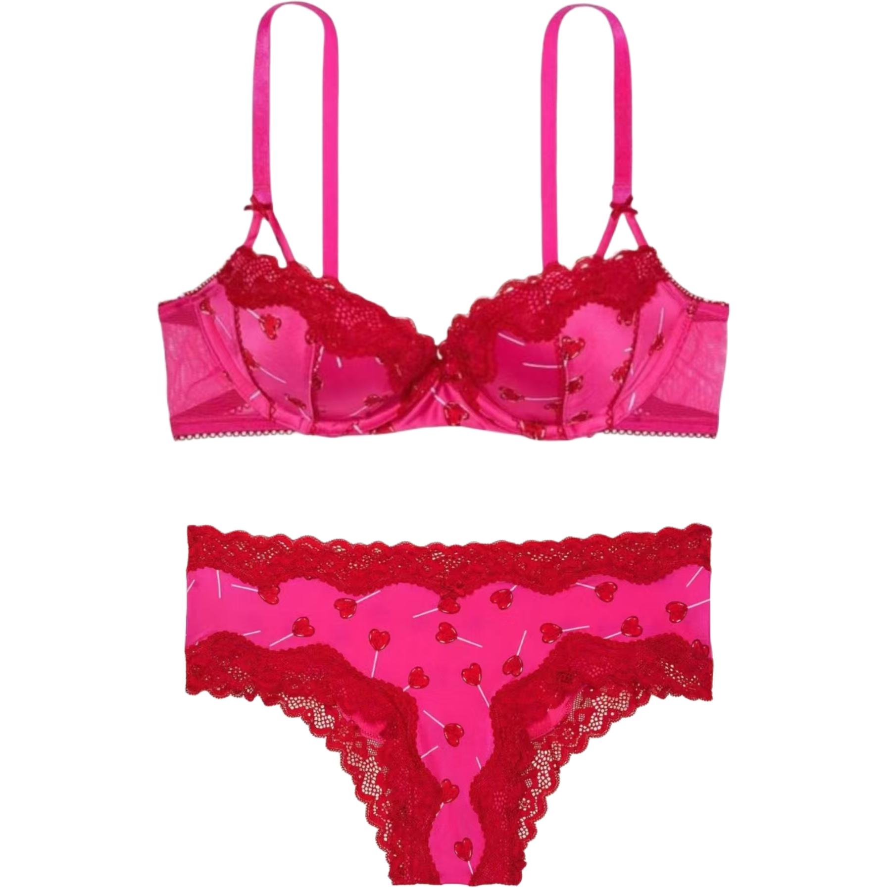 Victoria's Secret Женский комплект нижнего белья розовый
Victoria's Secret Женский комплект нижнего белья розовый