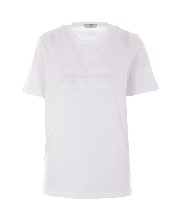 Меловые хлопковые футболки и поло Elisabetta Franchi, белый
Меловые хлопковые футболки и поло Elisabetta Franchi, белый