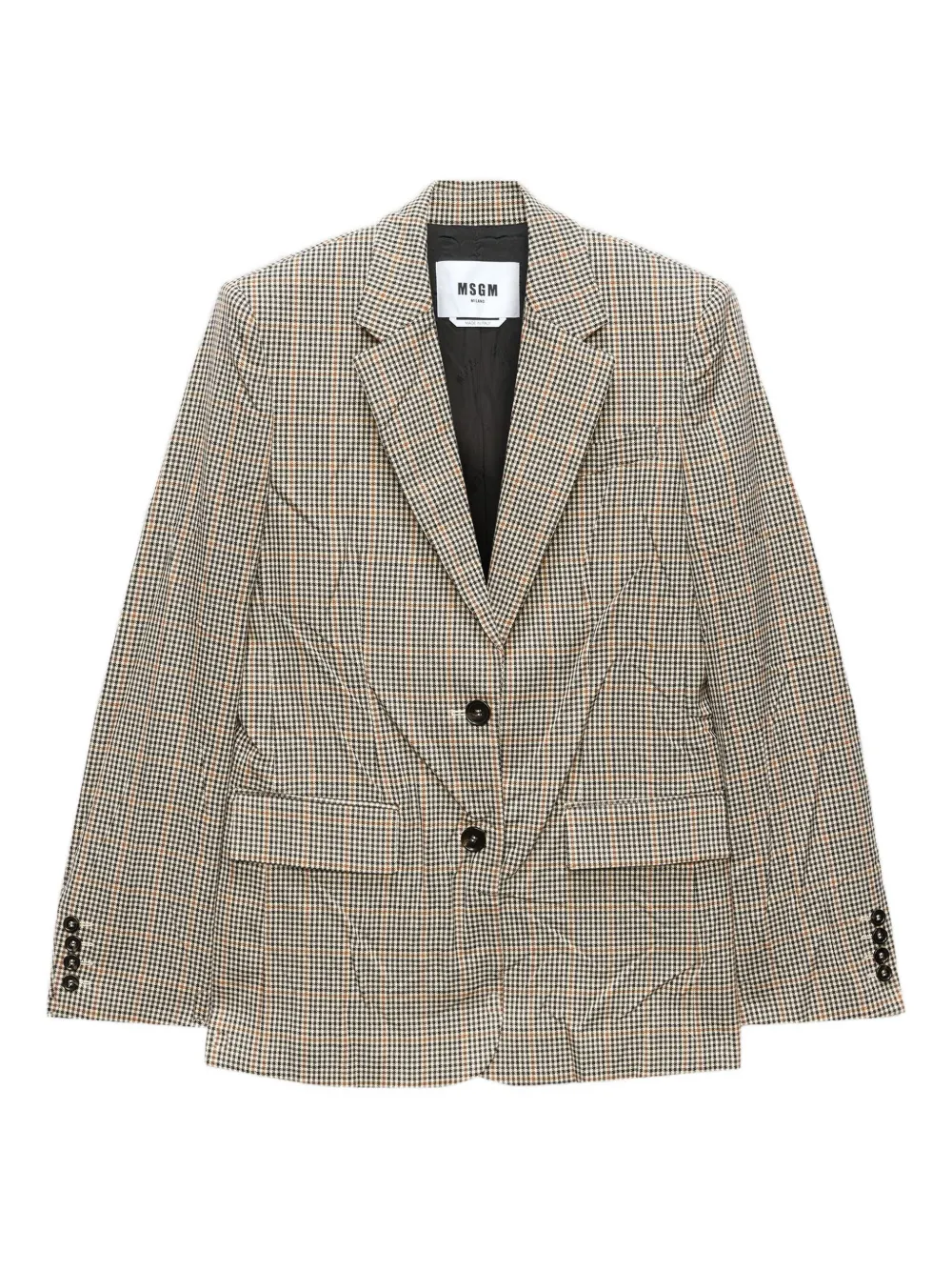 Клетчатый пиджак Msgm, нейтральный
Клетчатый пиджак Msgm, нейтральный