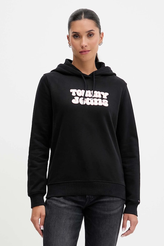 Хлопковая толстовка Tommy Jeans, черный
Хлопковая толстовка Tommy Jeans, черный