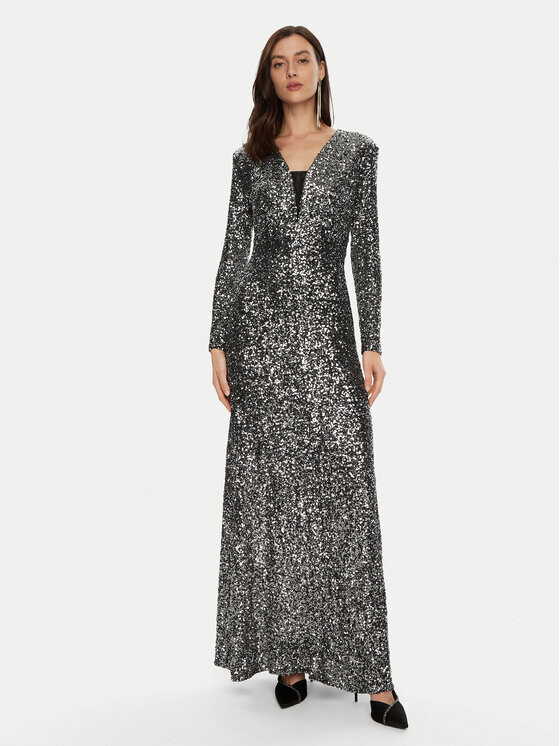 Вечернее платье стандартного кроя Rinascimento, серебряный
Вечернее платье стандартного кроя Rinascimento, серебряный