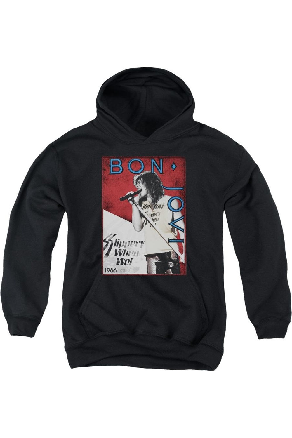 Бон Джови 86 Тур худи для молодежи Gildan, черный
Бон Джови 86 Тур худи для молодежи Gildan, черный