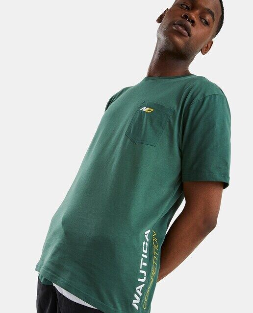 Мужская футболка с короткими рукавами Nautica, зеленый
Мужская футболка с короткими рукавами Nautica, зеленый