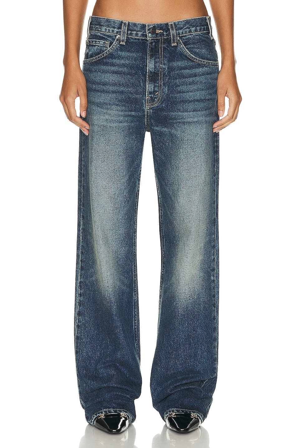 Джинсы Mitchell с широкими штанинами Nili Lotan, Simon Wash
Джинсы Mitchell с широкими штанинами Nili Lotan, Simon Wash