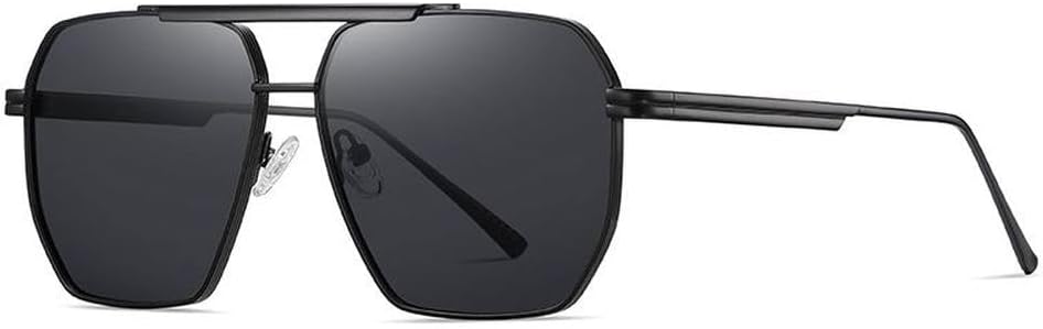 Мужские солнцезащитные очки UV400, модные женские солнцезащитные очки в металлической оправе, для вождения, пляжа, путешествий и отдыха на природе, с козырьком HVTVTLA, Black Gray
Мужские солнцезащитные очки UV400, модные женские солнцезащитные очки в металлической оправе, для вождения, пляжа, путешествий и отдыха на природе, с козырьком HVTVTLA, Black Gray