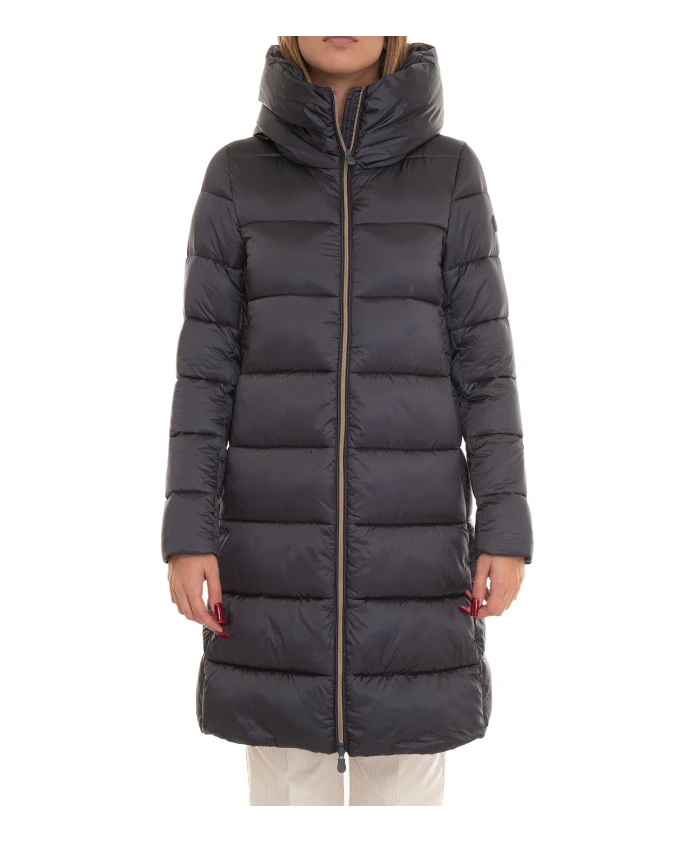 Утепленная длинная куртка с несъемным капюшоном Save The Duck, серый
Утепленная длинная куртка с несъемным капюшоном Save The Duck, серый