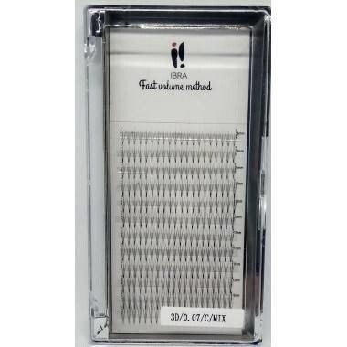 Ибра, Метод быстрого объема, ресницы 3D C 0,07 МИКС, Ibra
Ибра, Метод быстрого объема, ресницы 3D C 0,07 МИКС, Ibra