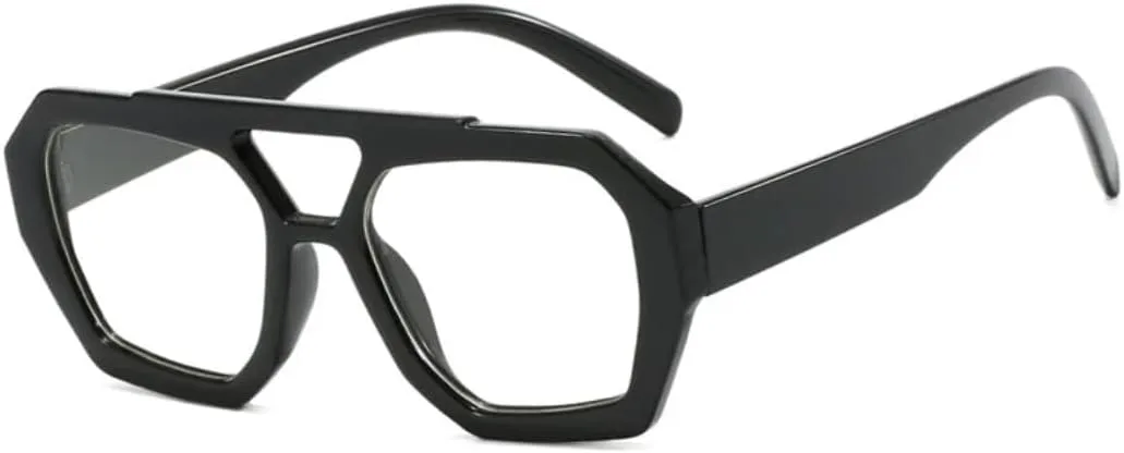 Винтажные солнцезащитные очки неправильной формы с двойной перемычкой для женщин и мужчин с защитой от УФ-излучения UV400, сине-зеленые UUPTTPL, Black Clear
Винтажные солнцезащитные очки неправильной формы с двойной перемычкой для женщин и мужчин с защитой от УФ-излучения UV400, сине-зеленые UUPTTPL, Black Clear