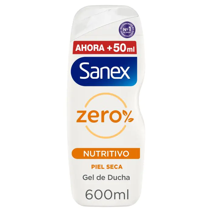 Гель для душа gel de ducha o baño zero% nutritivo para piel seca Sanex, объем 600 мл
Гель для душа gel de ducha o baño zero% nutritivo para piel seca Sanex, объем 600 мл