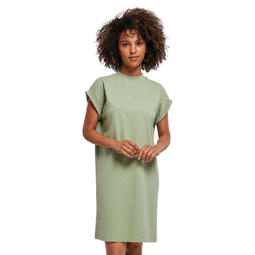 Короткое платье Build Your Brand Extended Short Sleeve, зеленый 
Короткое платье Build Your Brand Extended Short Sleeve, зеленый