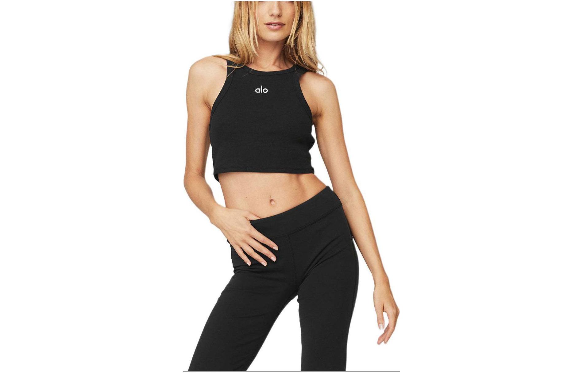 Топ для йоги Aspire Alo Yoga, черный
Топ для йоги Aspire Alo Yoga, черный