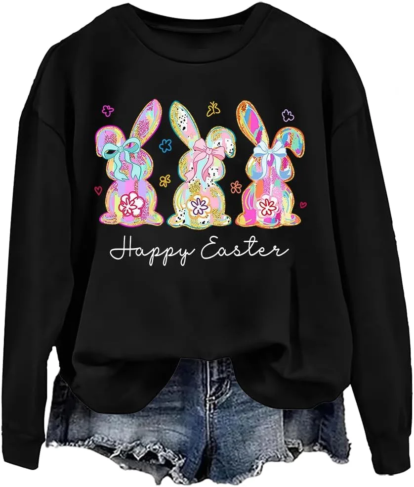 Свитшот Happy Easter Bunny с красочным принтом woati
Свитшот Happy Easter Bunny с красочным принтом woati