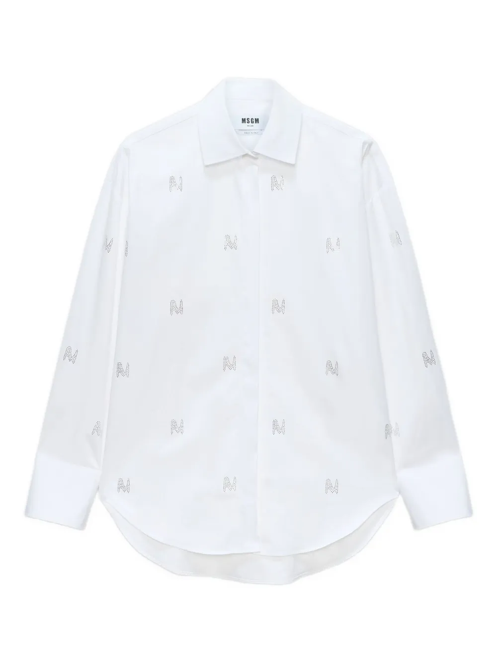 Хлопковая рубашка Msgm, белый
Хлопковая рубашка Msgm, белый