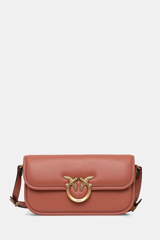 Кожаная сумка Pinko, оранжевый
Кожаная сумка Pinko, оранжевый