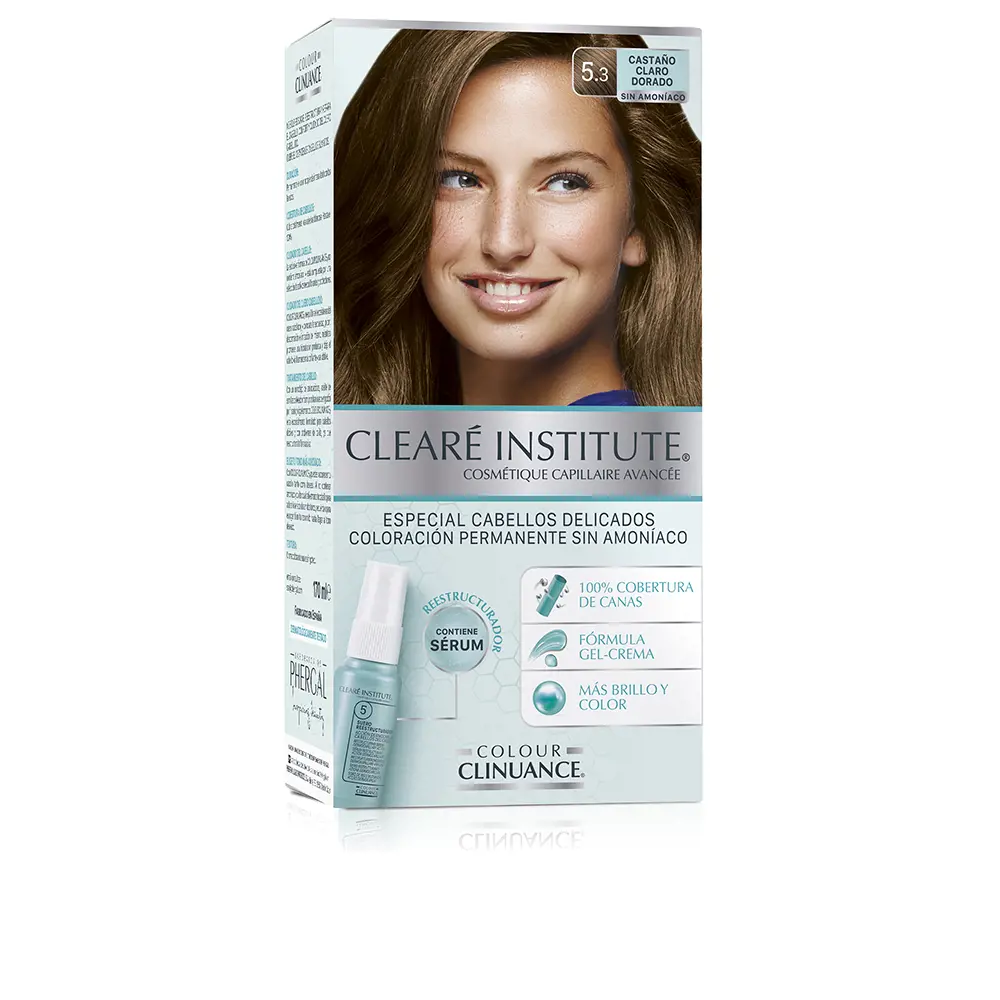 Краска для волос Colour clinuance cabellos delicados Clearé Institute, цвет 5.3-castaño claro dorado, 1 шт.
Краска для волос Colour clinuance cabellos delicados Clearé Institute, цвет 5.3-castaño claro dorado, 1 шт.