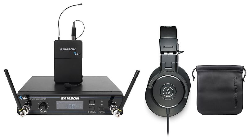 Микрофон петличный Samson SWC99BLM10-D+ATH-M30X
Микрофон петличный Samson SWC99BLM10-D+ATH-M30X