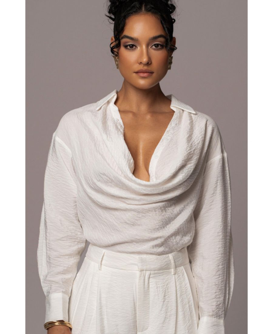 Женская блузка с воротником "Грета" JLUXLABEL, Ivory
Женская блузка с воротником "Грета" JLUXLABEL, Ivory