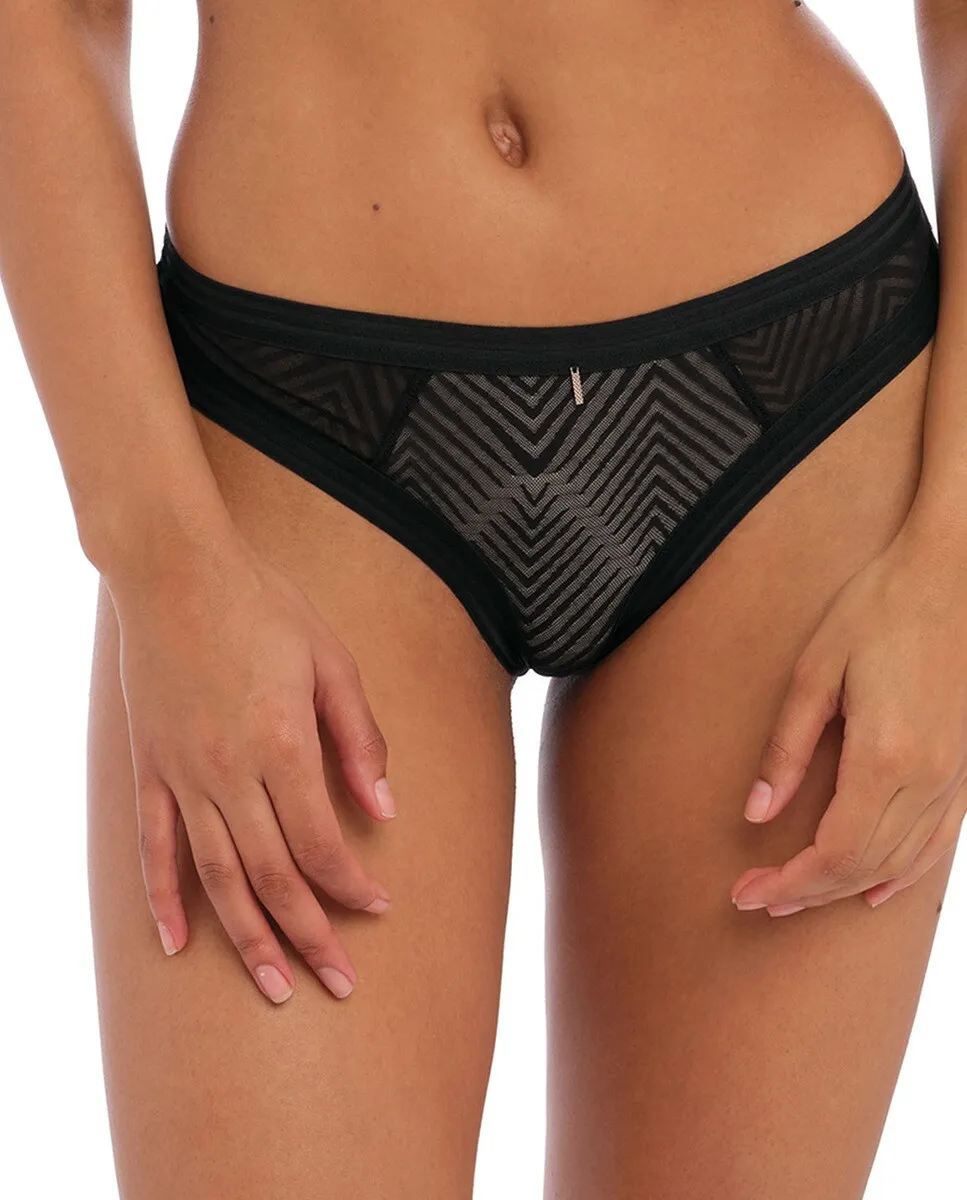 Бразильские стринги из тюля Freya, темно-серый 
Бразильские стринги из тюля Freya, темно-серый