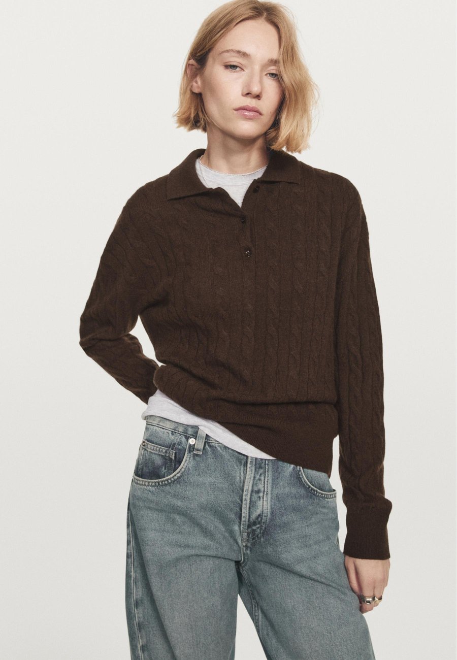 Джемпер Massimo Dutti CASHMERE POLO COLLAR, Dark Brown
Джемпер Massimo Dutti CASHMERE POLO COLLAR, Dark Brown