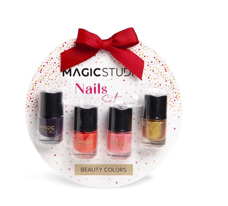 Magic Studio, подарочный набор лаков для ногтей Beauty Colors, 4 шт.
Magic Studio, подарочный набор лаков для ногтей Beauty Colors, 4 шт.