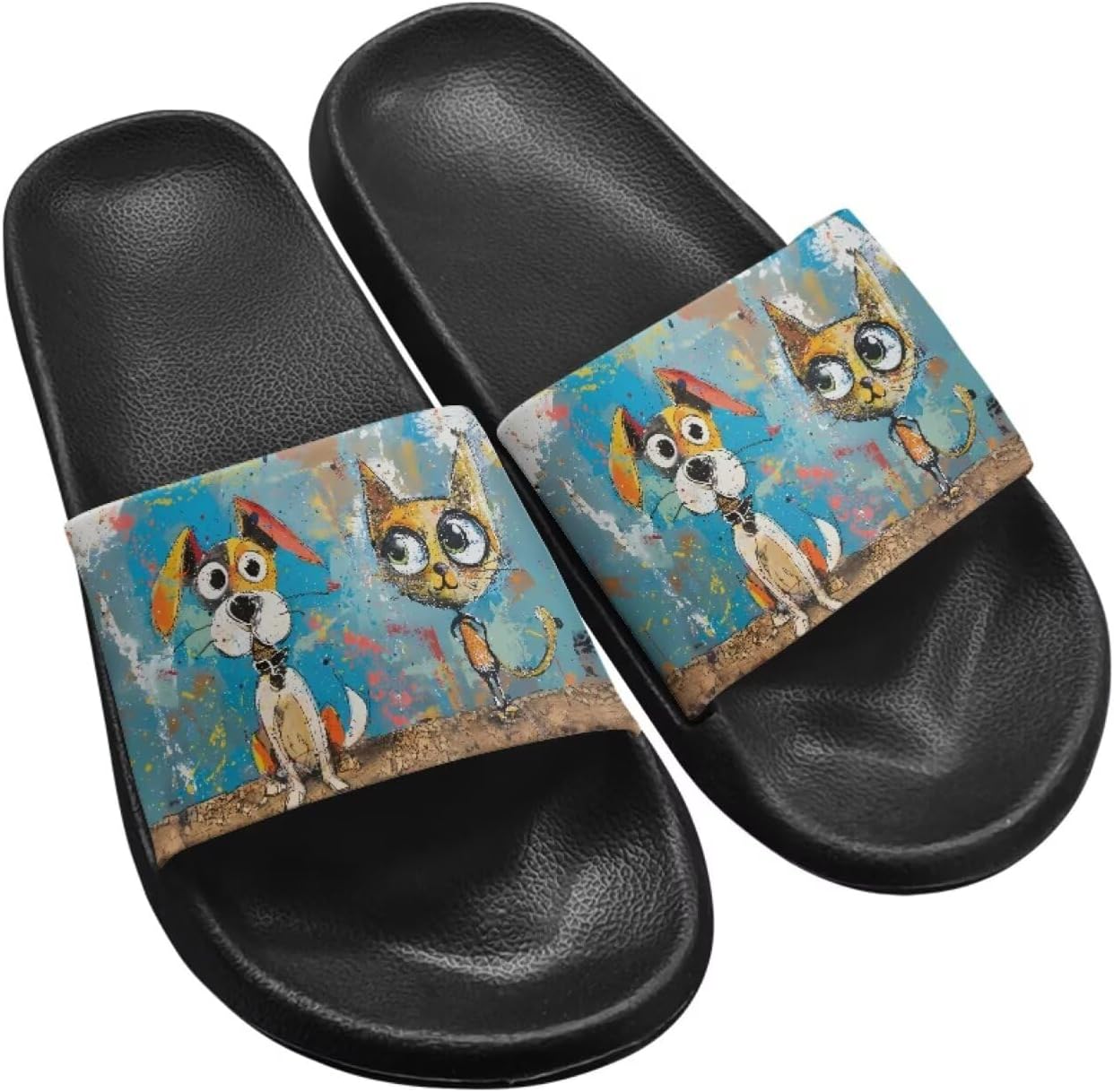 Шлепанцы для женщин и мужчин, с мягкой подошвой, пляжные, бассейные, для душа, легкие, для дома и улицы Getelinseng, Retro Puppy Art Paint
Шлепанцы для женщин и мужчин, с мягкой подошвой, пляжные, бассейные, для душа, легкие, для дома и улицы Getelinseng, Retro Puppy Art Paint