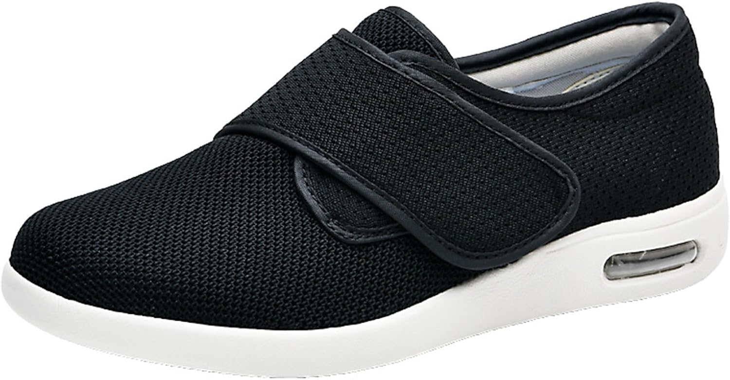 Сандалии TOSOFT для мужчин и женщин с широкой стопой, мягкой регулируемой застежкой, повседневные, плоские, для ходьбы, ортопедические кроссовки, черный
Сандалии TOSOFT для мужчин и женщин с широкой стопой, мягкой регулируемой застежкой, повседневные, плоские, для ходьбы, ортопедические кроссовки, черный