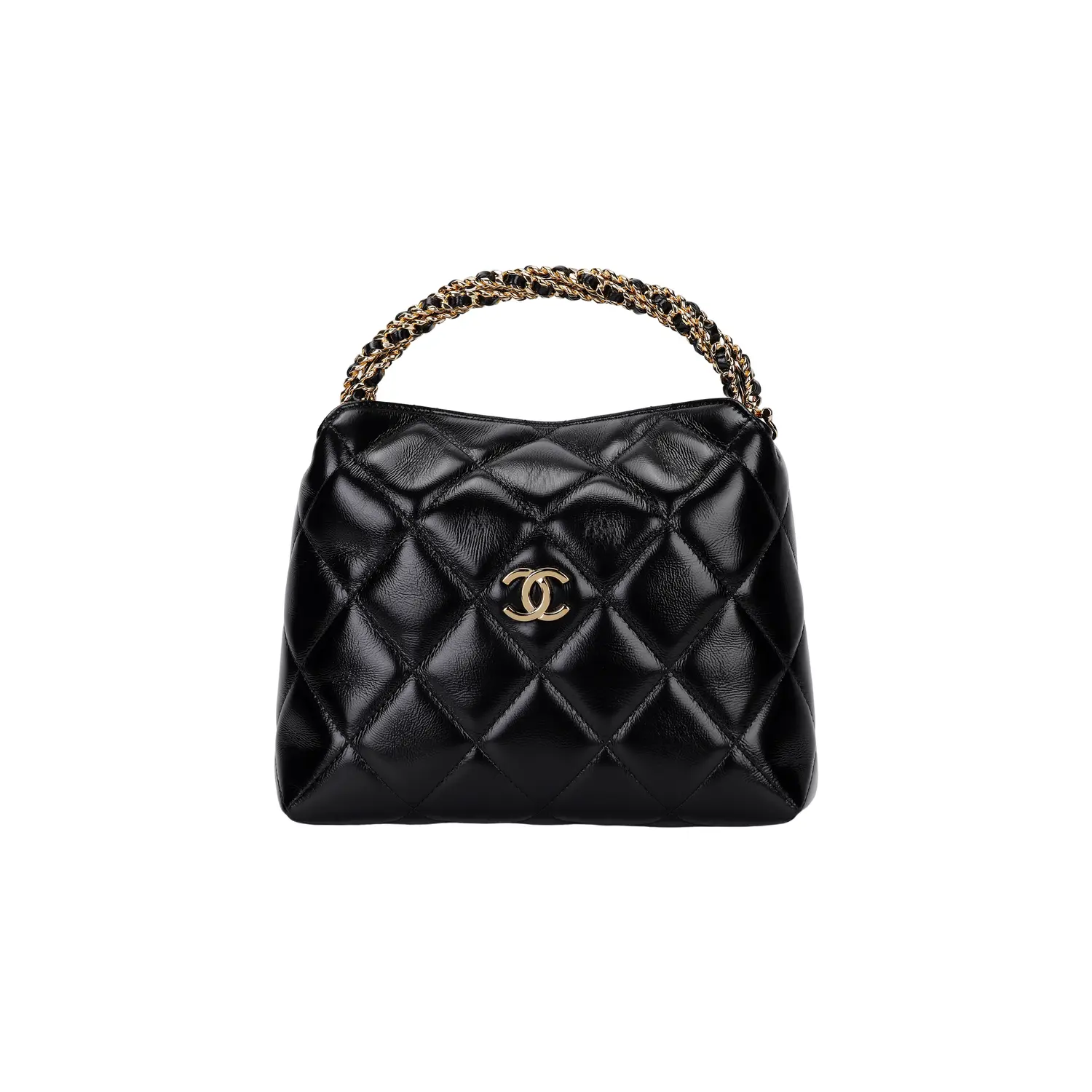 CHANEL Золотая металлическая сумка из овчины через плечо кроссбоди женская черная
CHANEL Золотая металлическая сумка из овчины через плечо кроссбоди женская черная