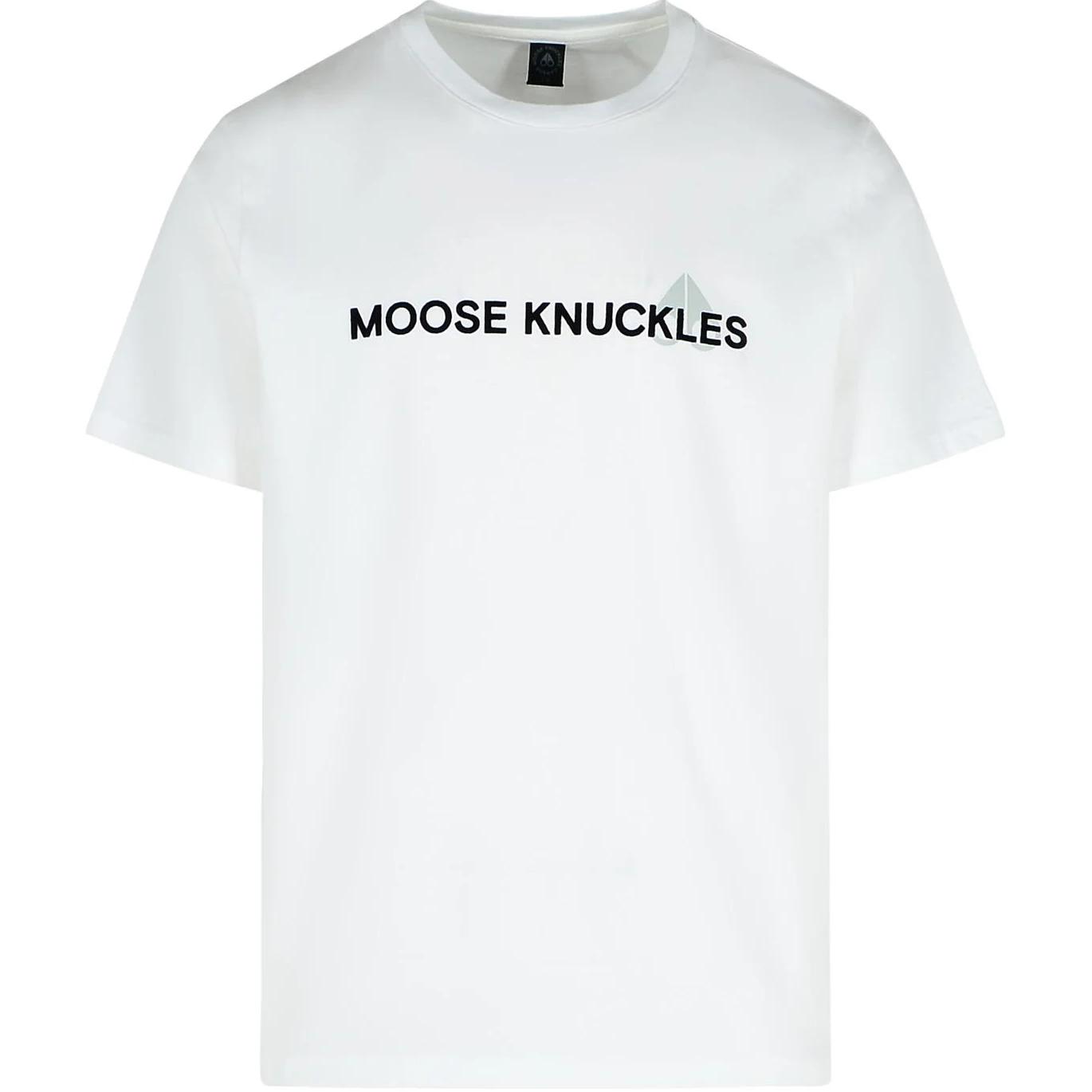 Футболка с бархатистой отделкой Moose Knuckles, белый
Футболка с бархатистой отделкой Moose Knuckles, белый