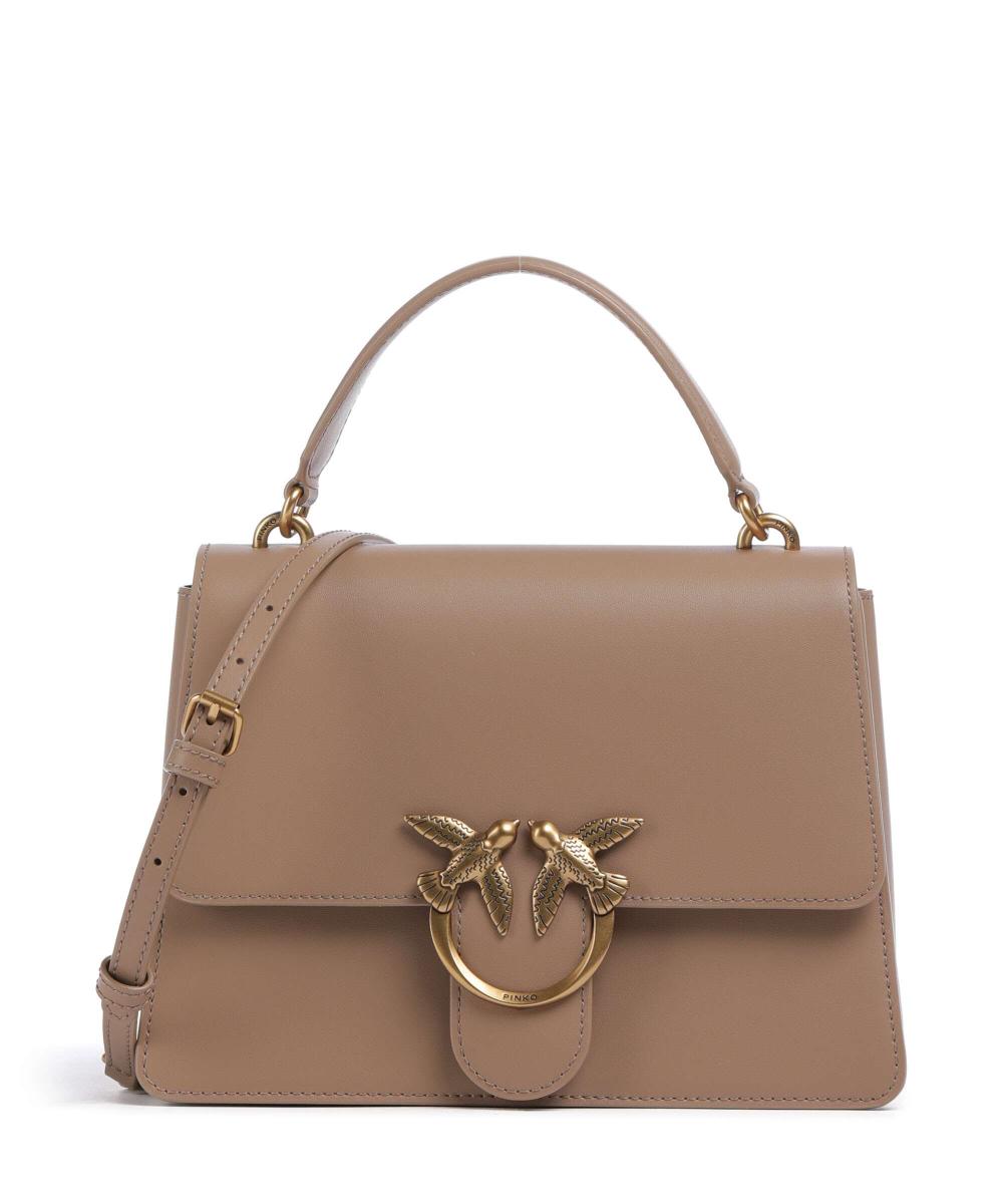 Классическая сумка Love one из мелкозернистой коровьей кожи Pinko, коричневый
Классическая сумка Love one из мелкозернистой коровьей кожи Pinko, коричневый